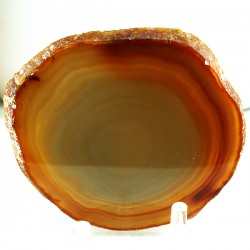 Ágata bandeada natural, 92 mm.
