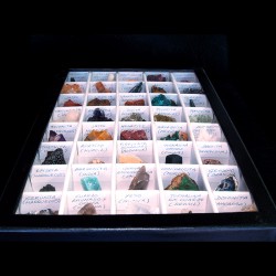 -Collection 40 minerals.
